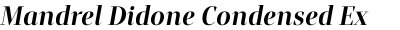 Mandrel Didone Condensed Ex Bold Italic
